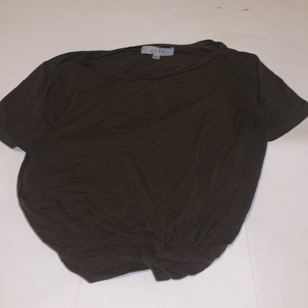 Olive Crop Top